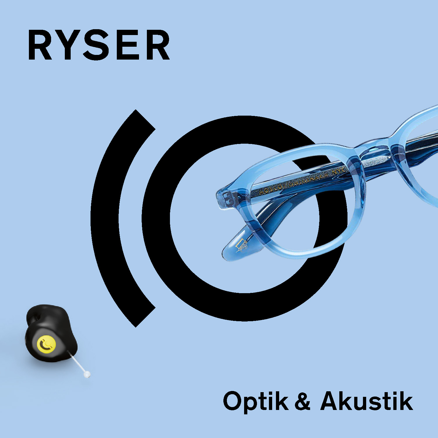Vorderseite Ryser Optik & Akustik Print-Kampagne